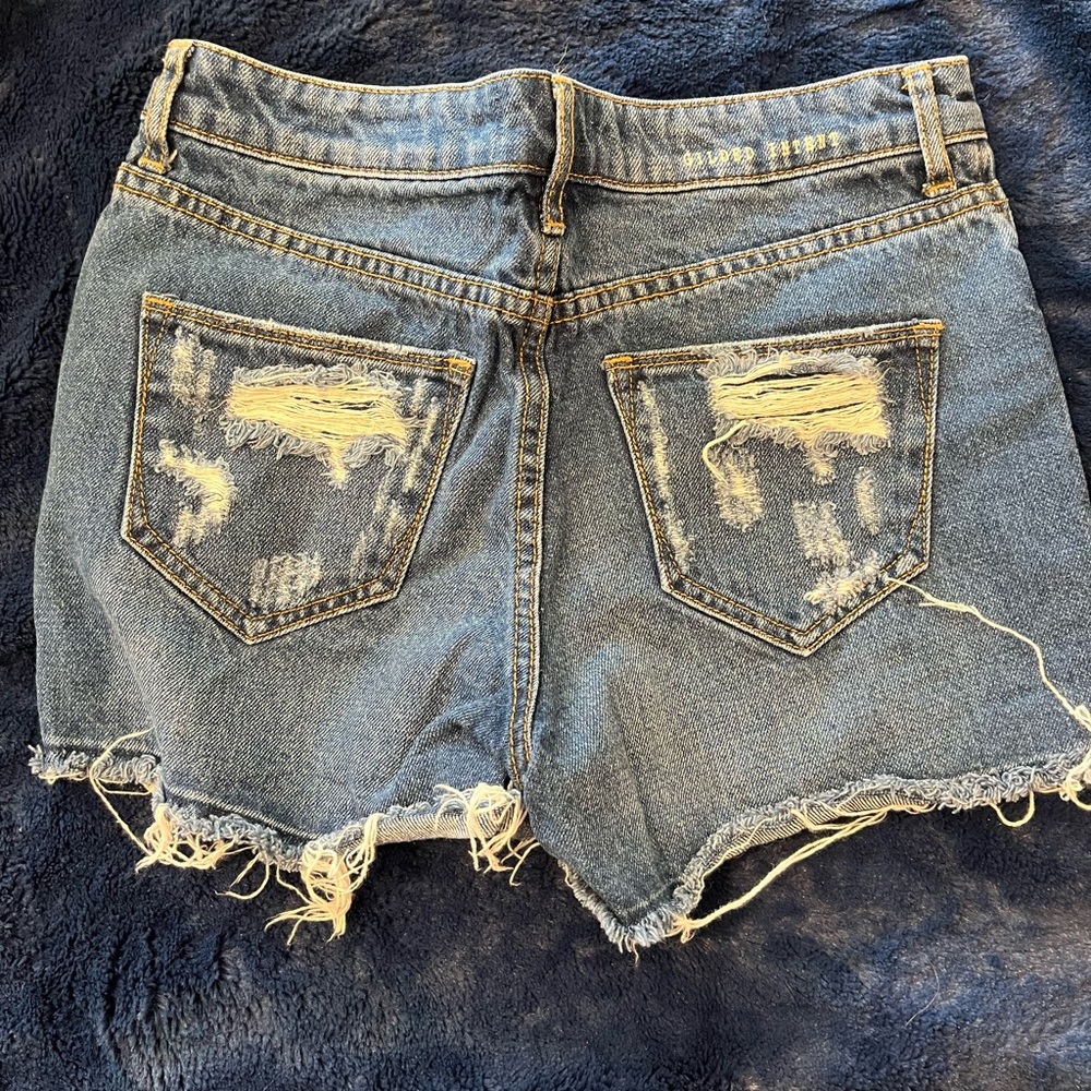 Gilded Intent High Rise Jean Shorts - Picture 2 of 3